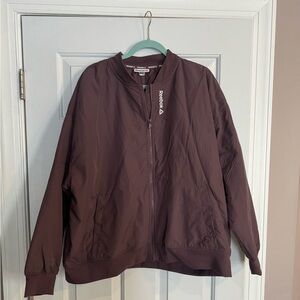 Reebok Women's Burgundy/Brown Jacket. Size XL